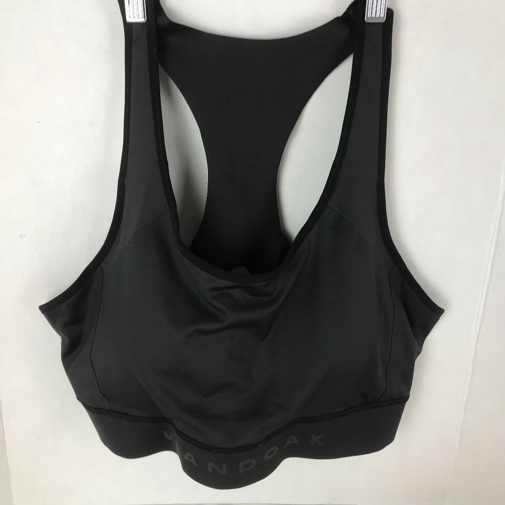 Wandoak Black Sports Bra, NWOT, Size XXL